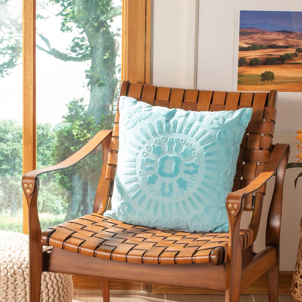 Safavieh Shayla 18&quot; Pillow in Blue, , large
