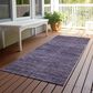 Dalyn Rug Company Soft Essentials Solid Plum 2"3" x 7"6" Indoor/Outdoor Runner, , large
