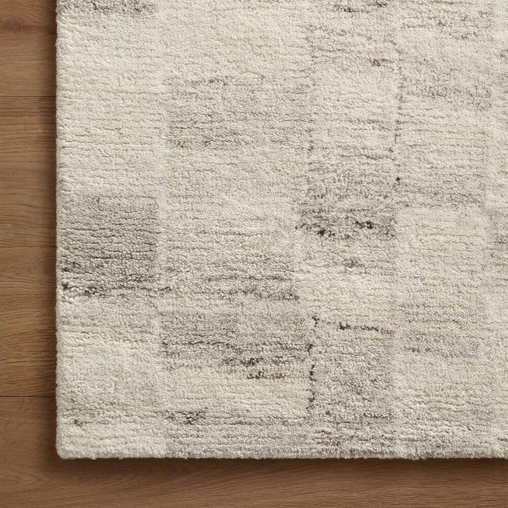 Amber Lewis x Loloi Rocky 2&#39;3&quot; x 3&#39;9&quot; Ivory and Silver Area Rug, , large