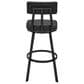 Blue River Benjamin 30" Swivel Bar Stool in Black, , large
