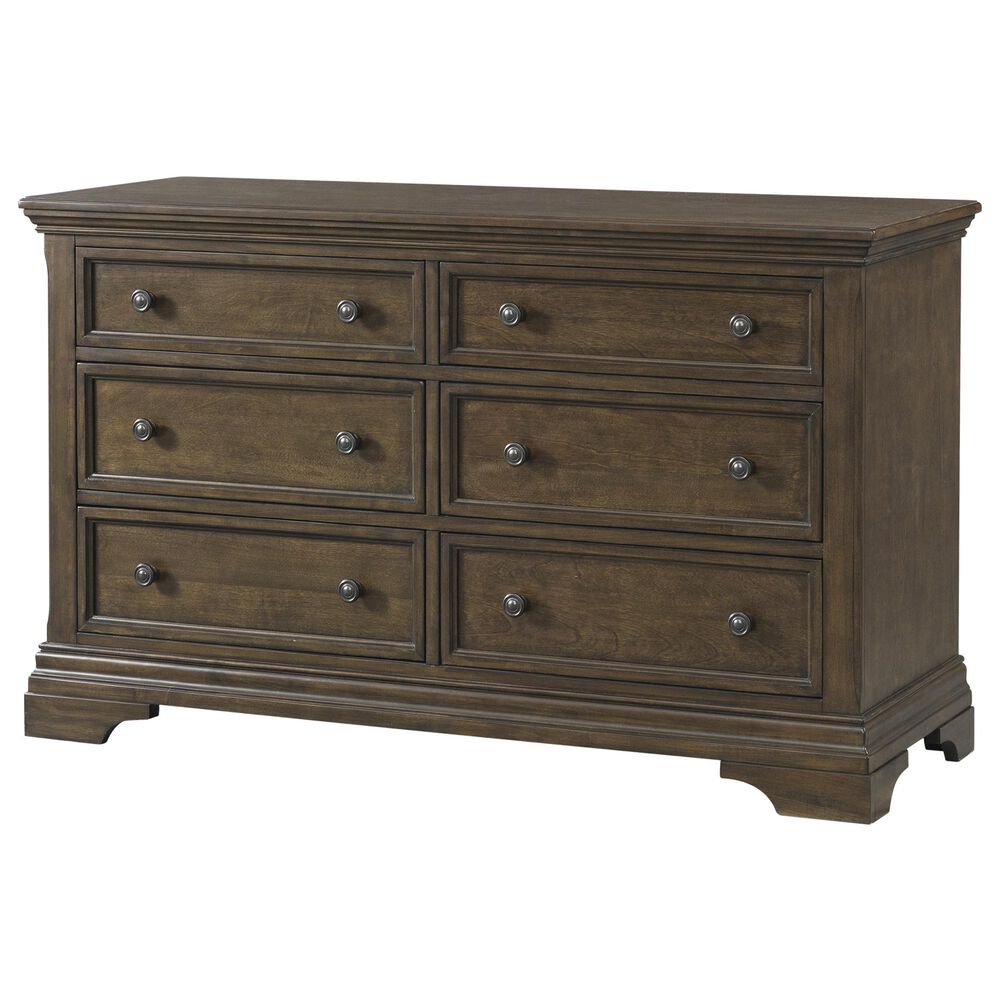 Eastern Shore Olivia 6Drawer Double Dresser in Rosewood NFM