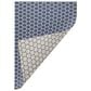 Nourison Twist Reversible 6" x 9" Navy Indoor/Outdoor Area Rug, , large