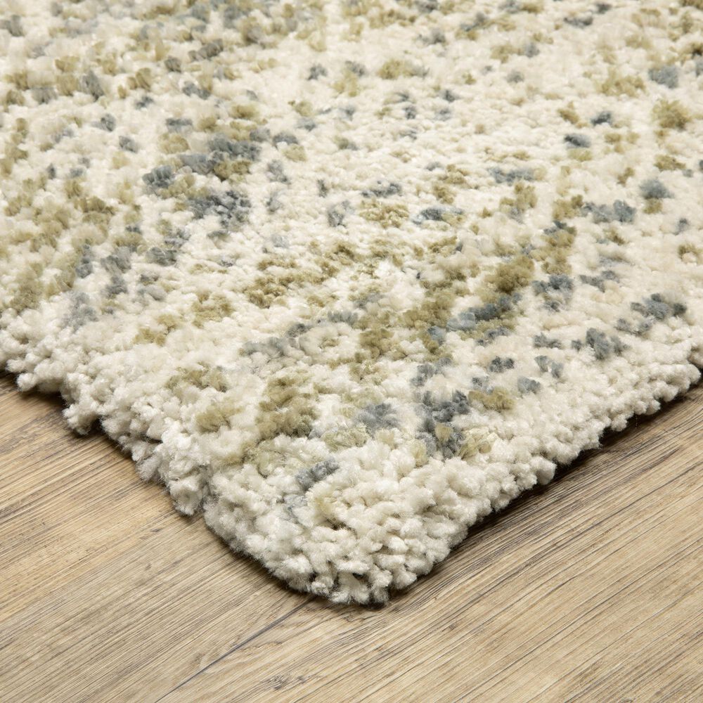 Oriental Weavers Aspen 3154E Ivory and Gold 7'10" x 10'10" Area Rug, , large