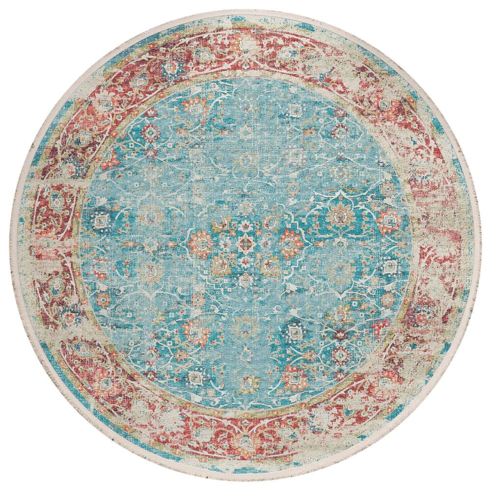 Dalyn Rug Company Marbella MB2 8" Round Mediterranean Area Rug, , large