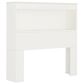 Lemoore Essential Twin Bookcase Headboard in Rockport White, , large