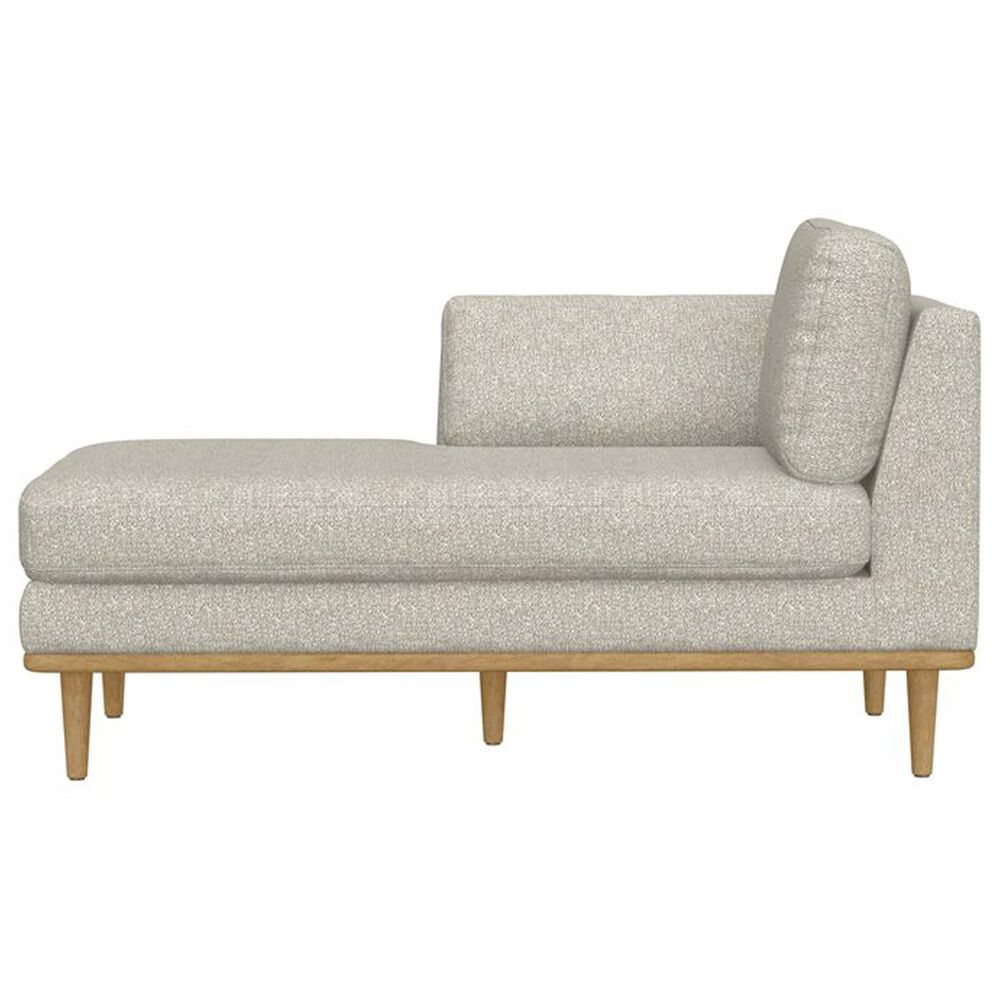 Golden Wave Furniture Reverie Left-Facing Chaise in Grey, , large