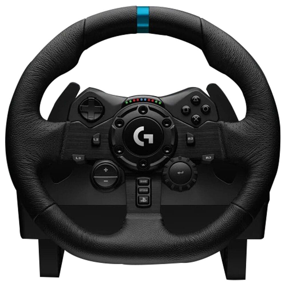 Logitech G923 Racing Wheel and Pedals in Black - PlayStation 4 - Works with  Gran Turismo 7