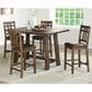Crystal City Saranac 4 Chairs and 1 Counter Table in Mocha, , large
