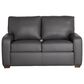 American Leather Camryn Leather Loveseat in Bison Charcoal, , large
