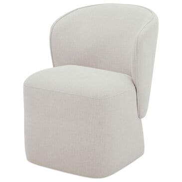 Moe"s Home Collection Larson Rolling Side Chair in Heather Grey, , large