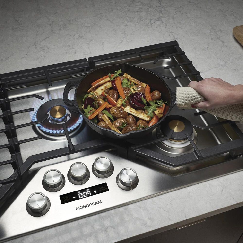 Monogram 36&quot; Gas Sealed Burner Cooktop in Stainless Steel, , large