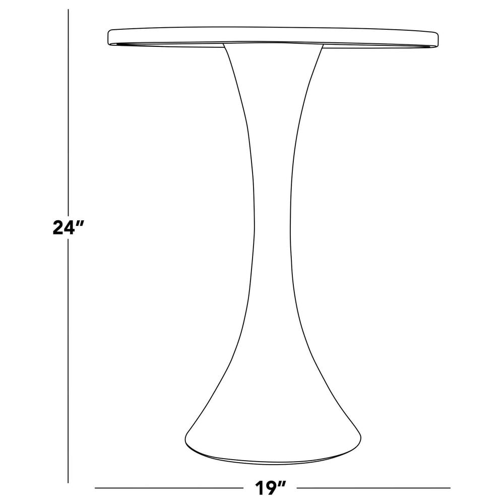 Lumisource Lenuxe 24&quot; Accent Table in Gold, , large