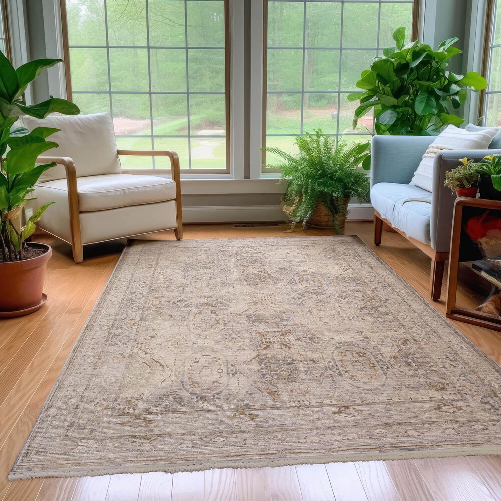 Dalyn Rug Company Cyprus CY6 7&#39;10&quot; x 10&#39; Grey Area Rug, , large