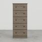 Lemoore Essential 23" 5-Drawer Chest in Park Elm, , large
