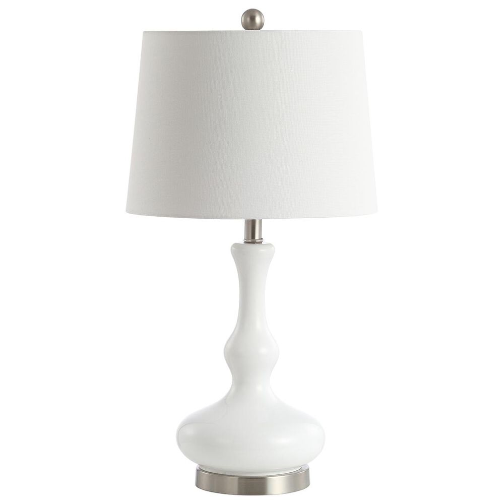 Safavieh Kellen Table Lamp in White /Nickel, , large