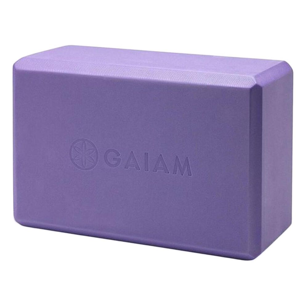 Gaiam Yoga Essentials Block, Purple, large