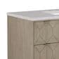 James Martin Vanities Emmeline 48" Single Vanity in Pebble Oak with 3 cm Eternal Jasmine Pearl Quartz Top, , large