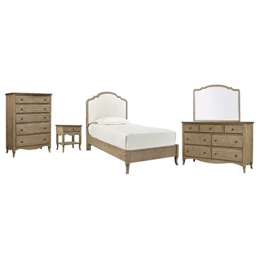Riva Ridge Provence 5-Piece Twin Platform Bedroom Set in Patine, , large