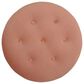 Jennifer Taylor Home Yolanda Accent Ottoman in Peach Orange Velvet, , large