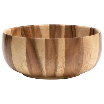Lipper Small Sunburst Salad Bowl in Brown, , large