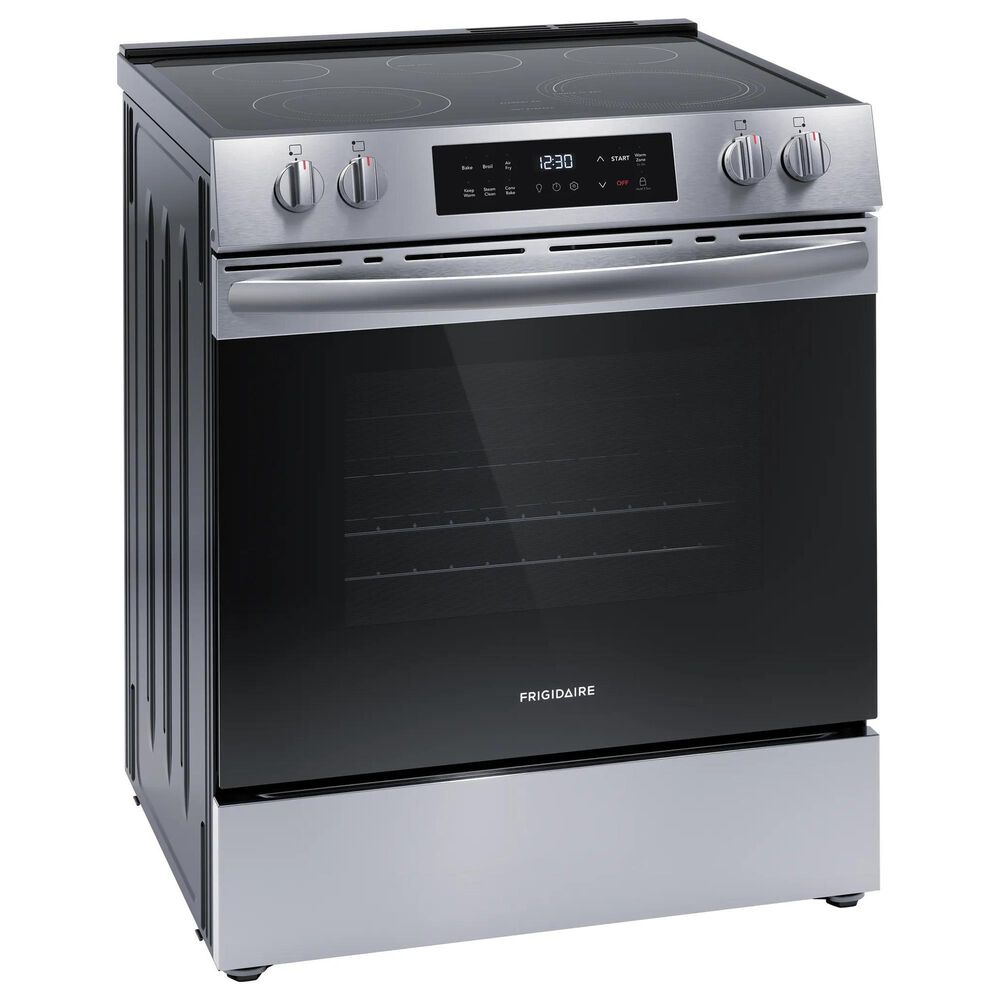 Frigidaire 30" Slide-In Front Control Electric Range with Air Fry in Stainless Steel, , large