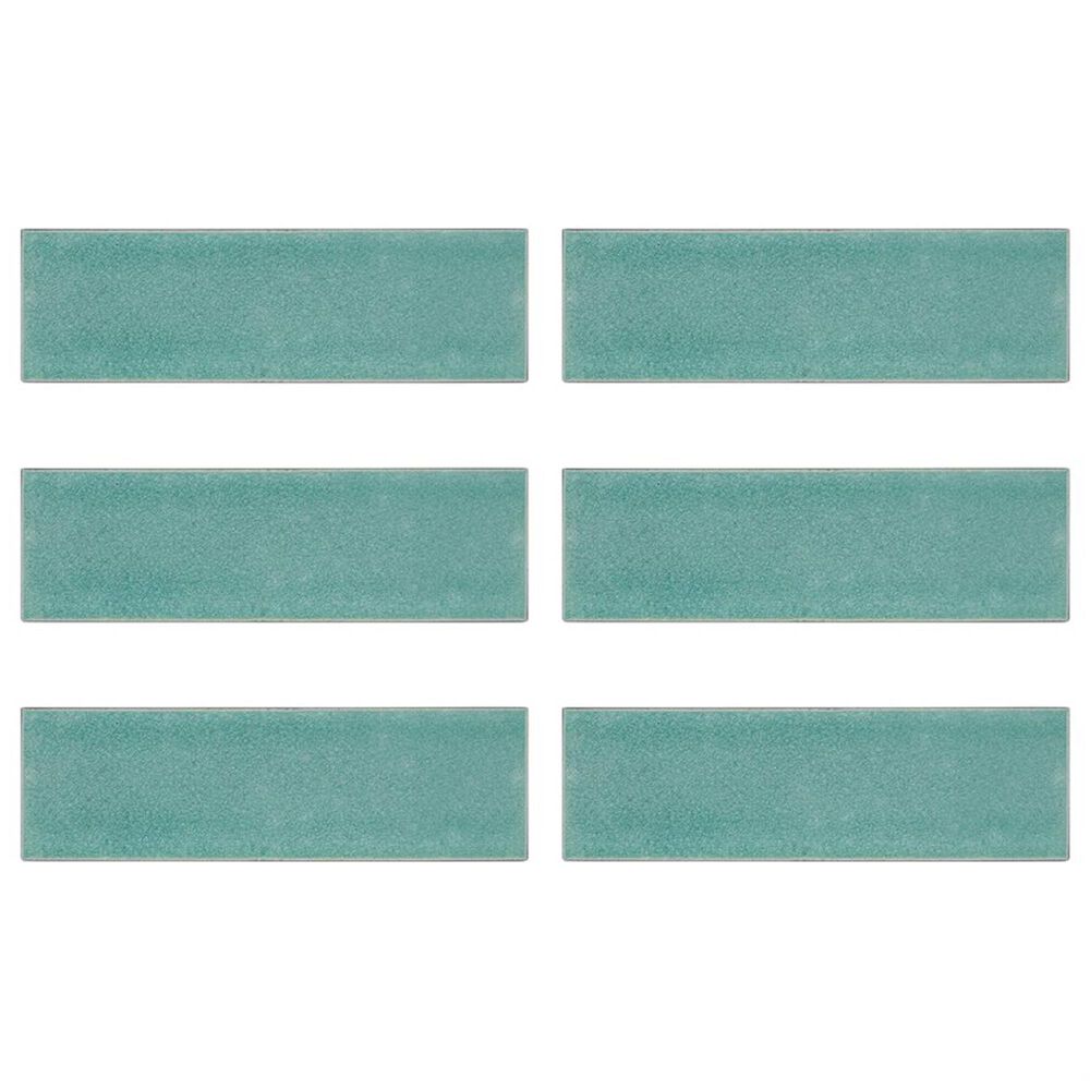 Soho Studio ColorHues Jade 2" x 8" Lava Stone Tile, , large