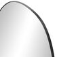 Four Hands Asher Contour Mirror in Gunmetal, , large