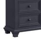 Oxford Baby Weston 2-Piece Crib and Chifferobe Nursery Set in Midnight Slate, , large