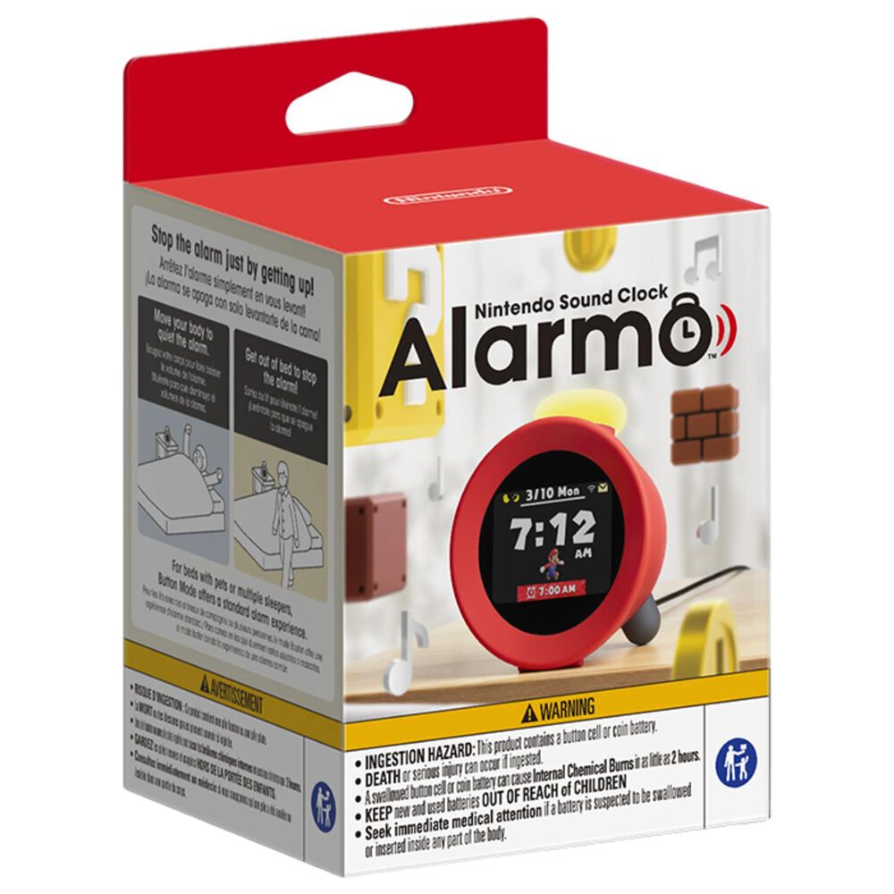 Nintendo Digital Sound Clock Alarmo in Red, , large