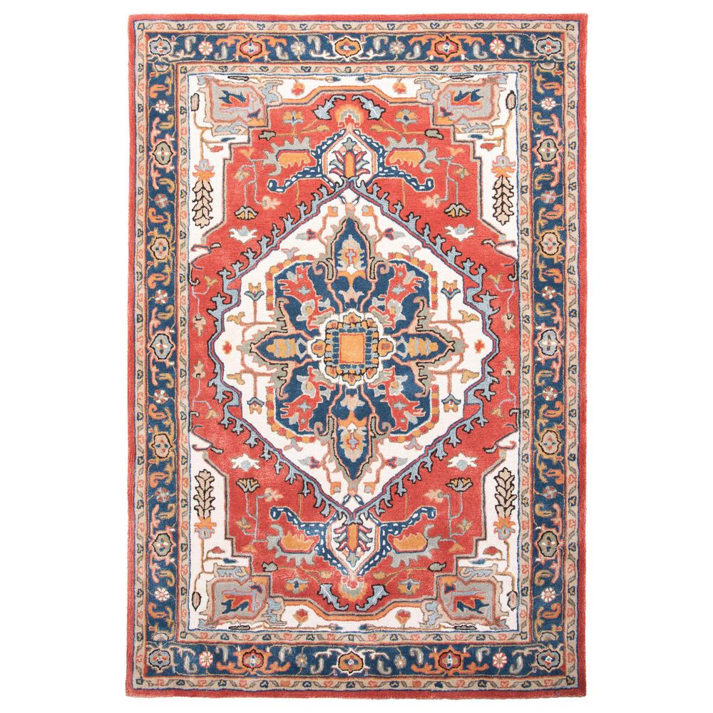 RIZZY Sapphire Red and Blue 9"9" x 12"9" Area Rug, , large