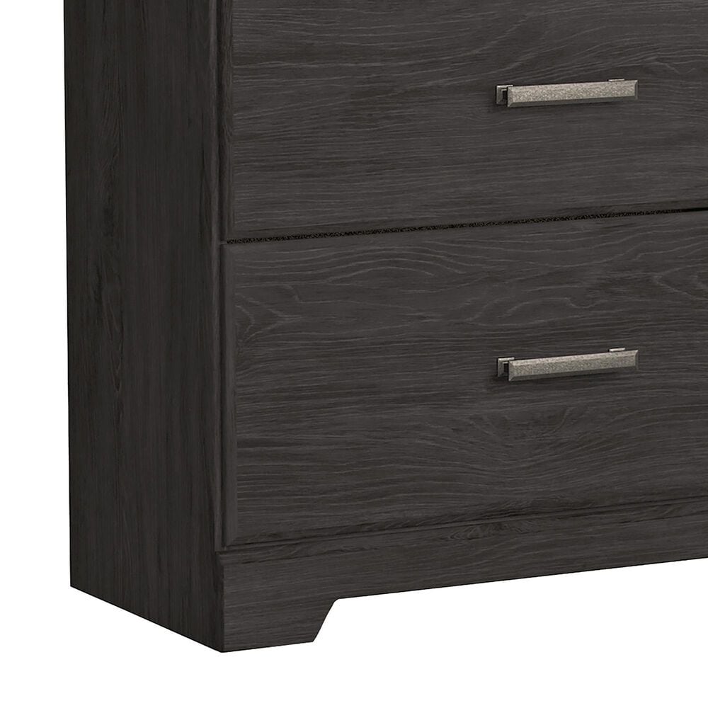 Ashley Belachime 6 Smooth-Gliding Drawer Dresser in Dark Charcoal, , large