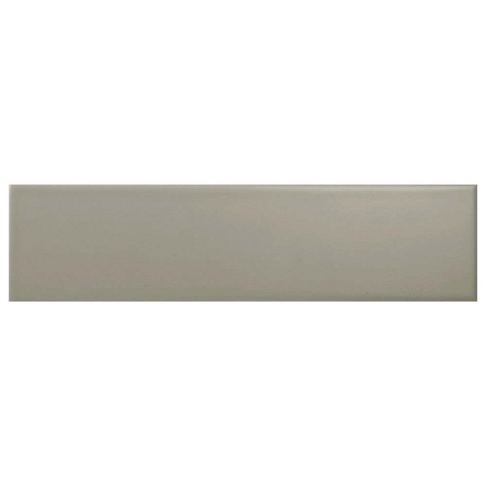 Emser Catch Taupe 4" x 16" Matte Ceramic Tile, , large