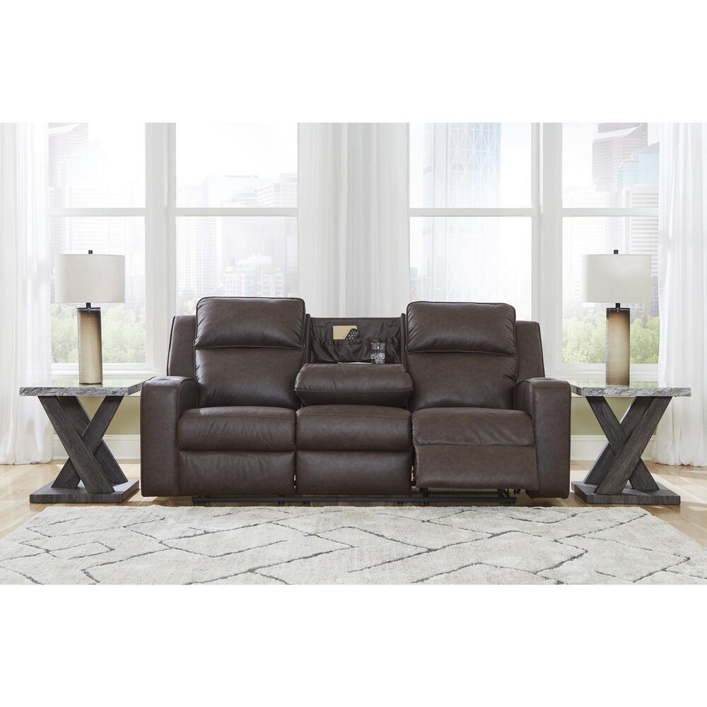 Ashley Lavenhorne Manual Sofa in Granite, , large