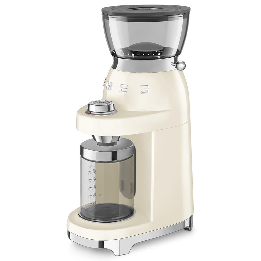 SMEG Conical Burr Coffee Grinder in Cream, , large