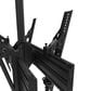 Kanto Back-to-Back Dual Screen TV Ceiling Mount for 40" - 80" TVs in Black, , large