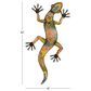 Maple and Jade 32" x 15" Lizard Outdoor Wall Decor in Yellow, Green and Blue, , large