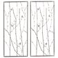 Maple and Jade 32" x 14" Wall Decor in Black, Brown and Gray (Set of 2), , large