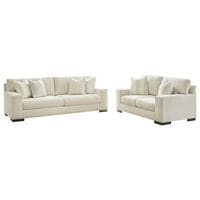 Signature Design by Ashley Maggie 2-Piece Stationary Living Room Set in Birch