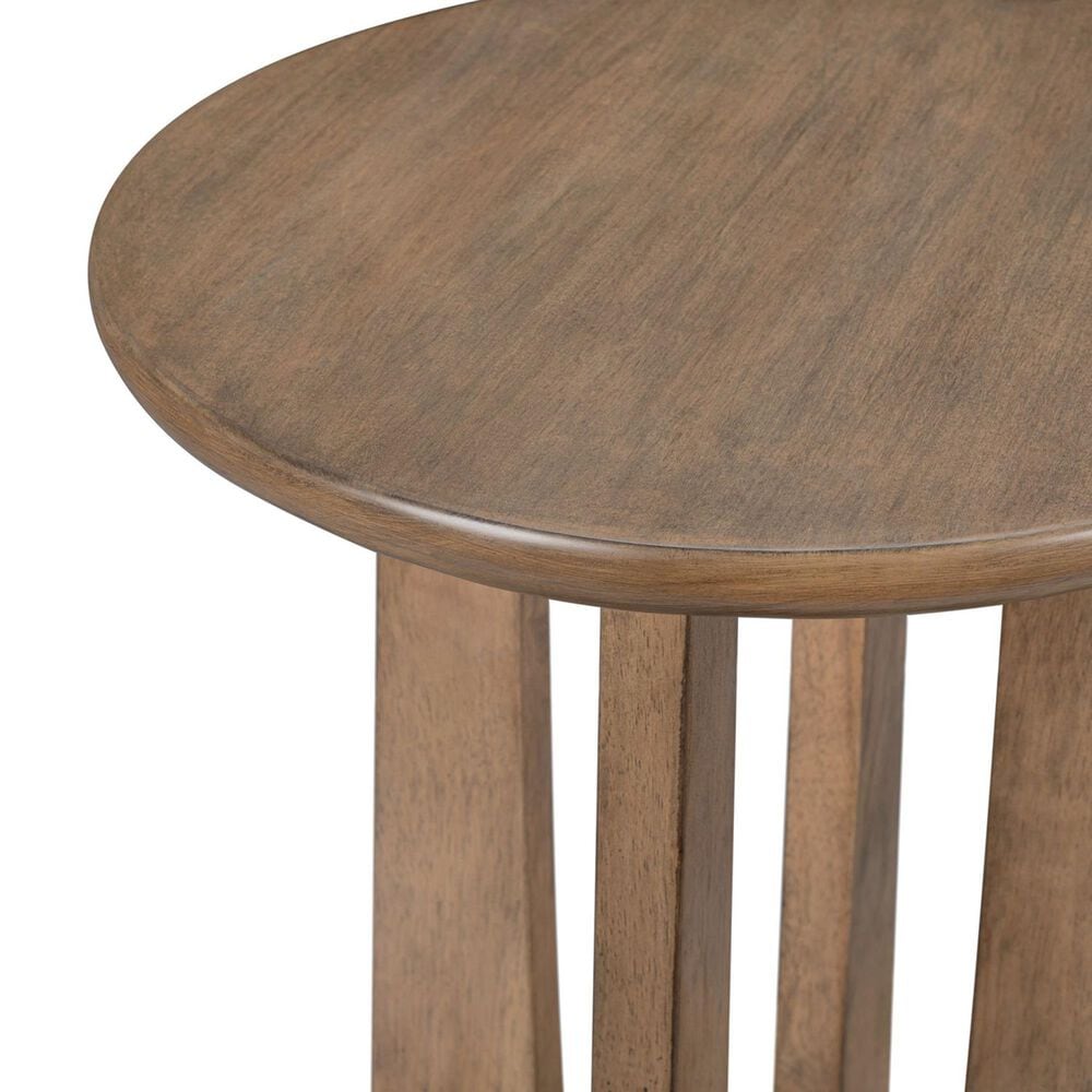 Belle Furnishings Bexley Chairside Table in Tuscan Brown, , large