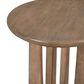 Belle Furnishings Bexley Chairside Table in Tuscan Brown, , large