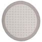 Safavieh Bermuda BMU801F 6"7" Round Grey and Ivory Indoor/Outdoor Area Performance Rug, , large