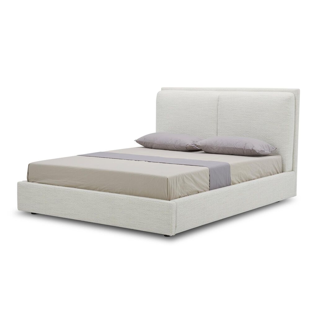 37B Queen Bed in Merion Pearl White, , large