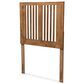 Baxton Studio Harena Twin Slat Headboard in Ash Walnut, , large