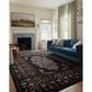 Rifle Paper Co Laurel Eleanor 7"10" x 10" Black Area Rug, , large