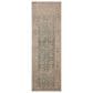 Angela Rose Aubrey 2"6" x 9"6" Aqua and Sand Runner, , large