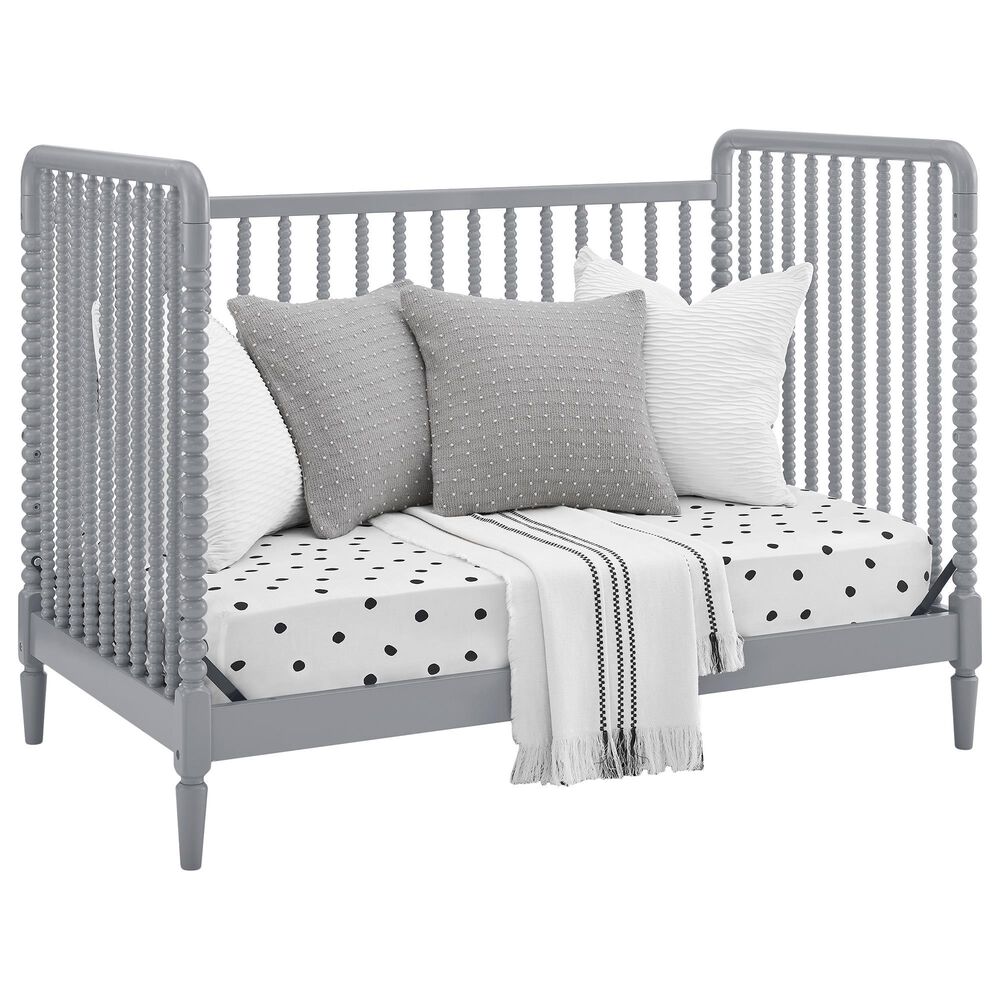 Delta Saint 4-In-1 Convertible Crib in Grey, , large