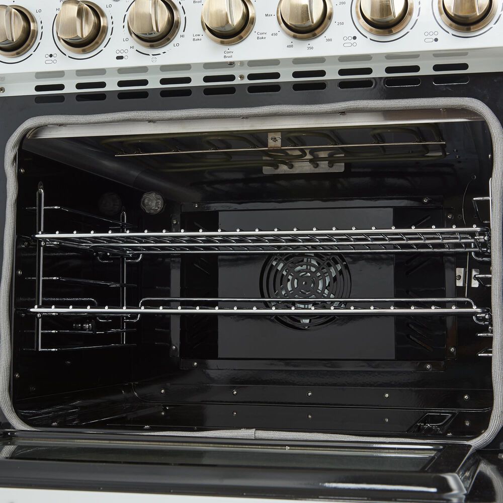 Forno Paolo 30" Freestanding Electric Range in White, , large