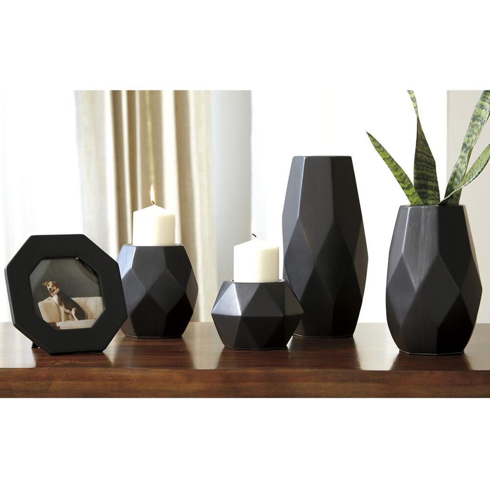 37B Donatella Accessory Set in Matte Black - Set of 5, , large