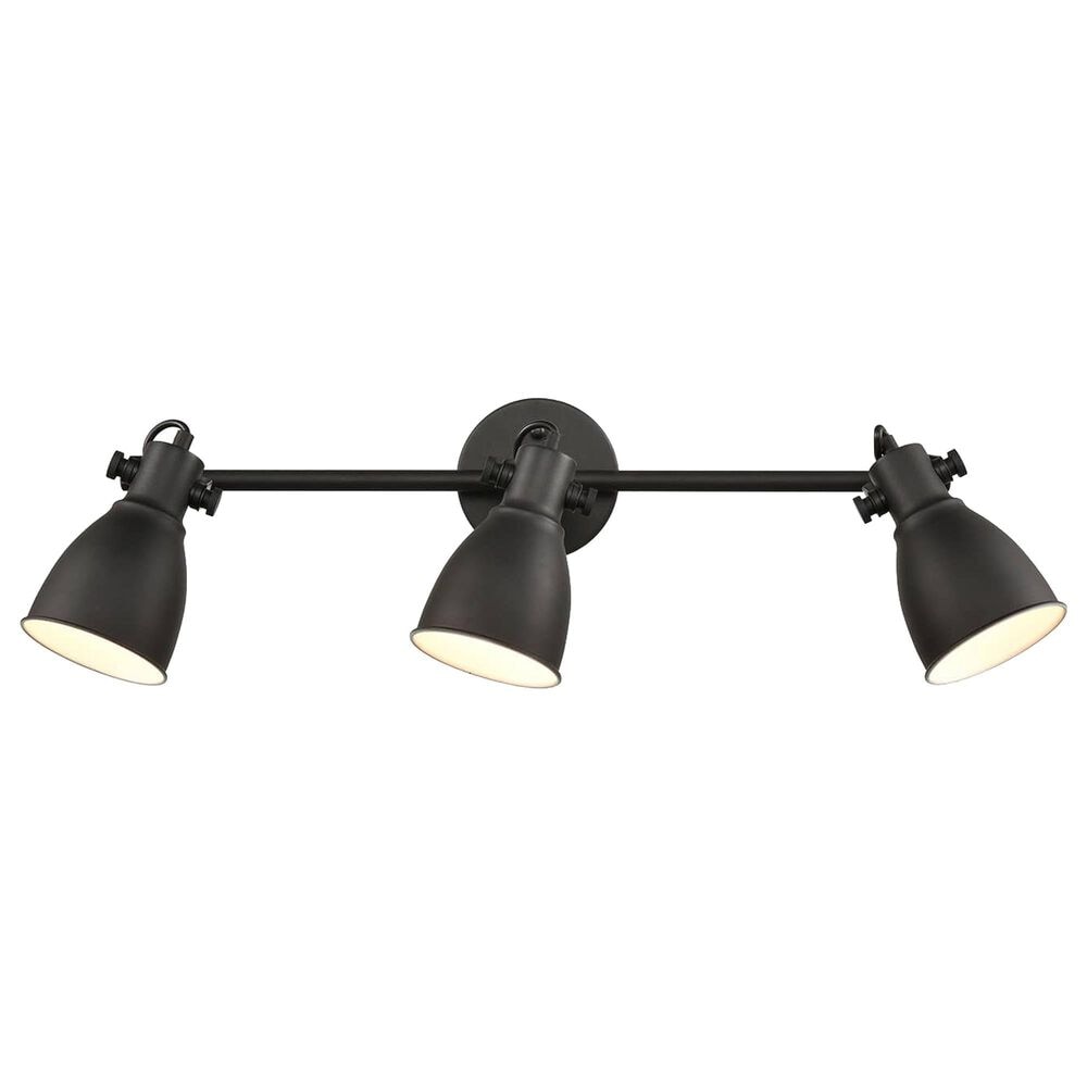 Claxy LIghting 3-Light Tracking Wall Sconce in Black, , large