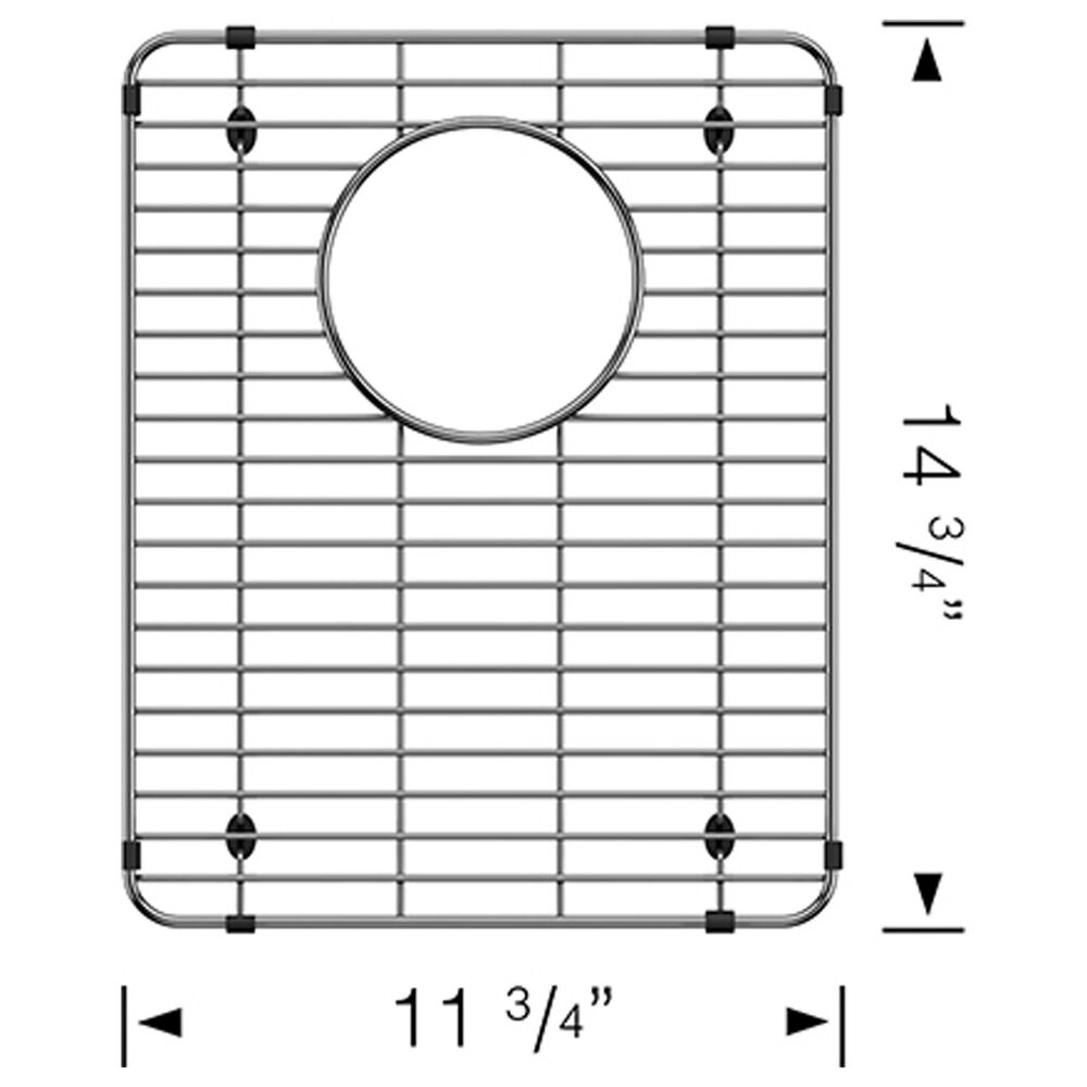 Blanco Formera Bottom Grid for Small Bowl of 60/40 Sink in Stainless Steel, , large
